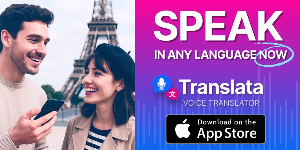Translata app - AI Voice Translator